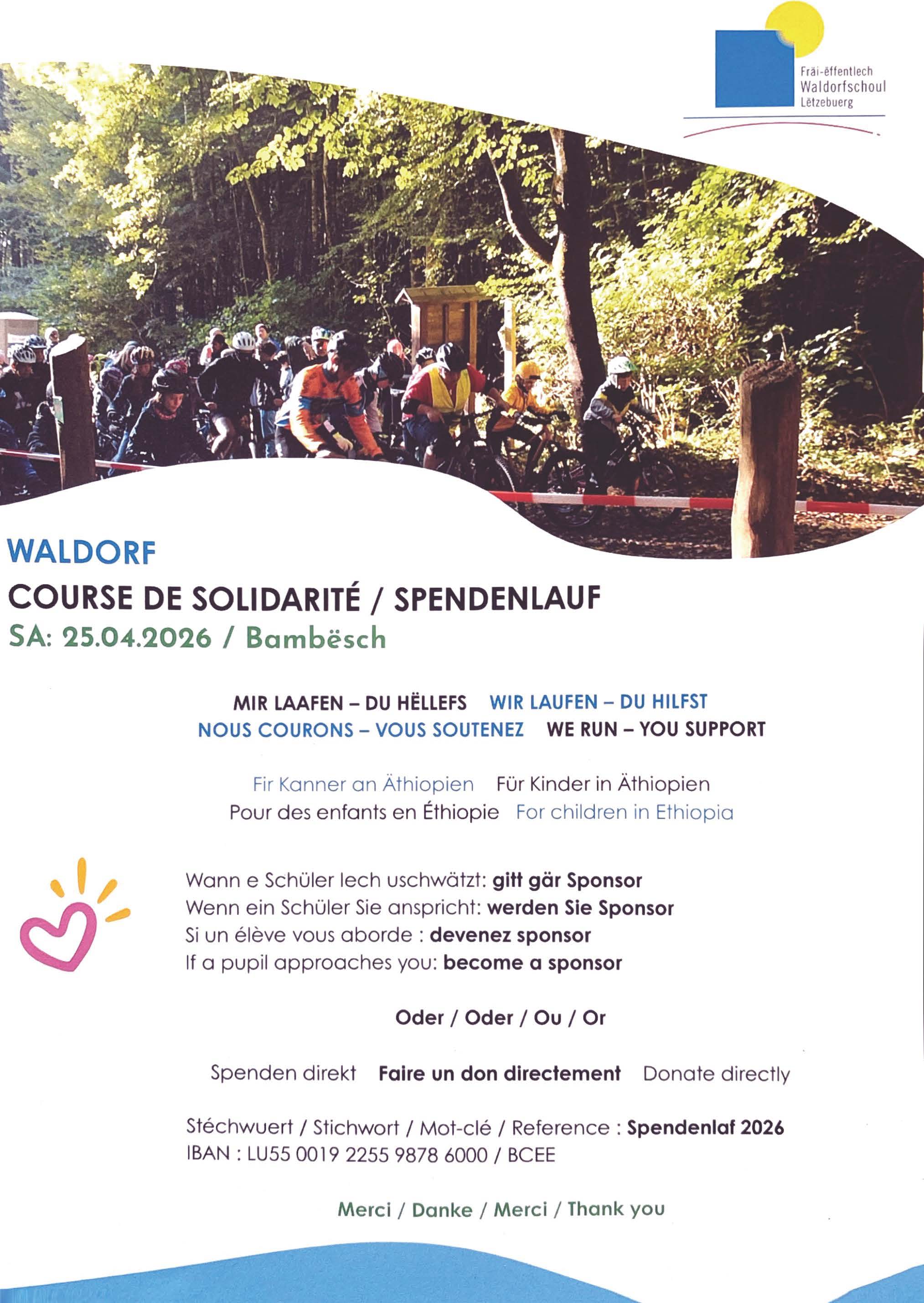 Spendenlauf poster web
