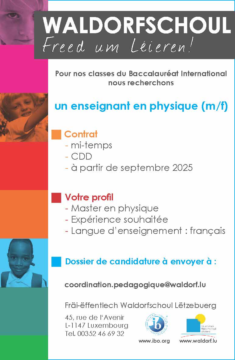 Enseignant Physiques IB 2025 Wort 98x150
